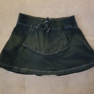 Old Navy Girls-Sm (6/7) Black Drawstring skort